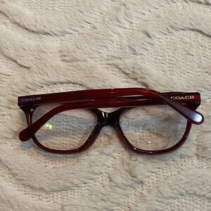 Coach Burgundy Eyeglasses